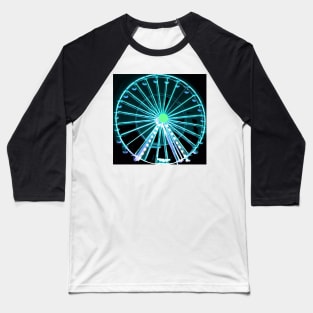 Neon ferris wheel no. 3 Baseball T-Shirt